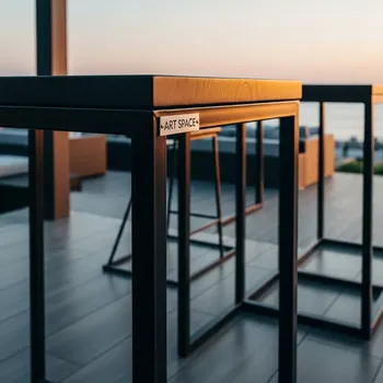 Аренда Стол барный Loft черный в пляжном комплексе VinoGrad — ART SPACE