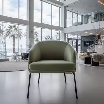 Аренда Стул Одди Original велюр пыльно оливковый в Cosmos Sochi Hotel — ART SPACE