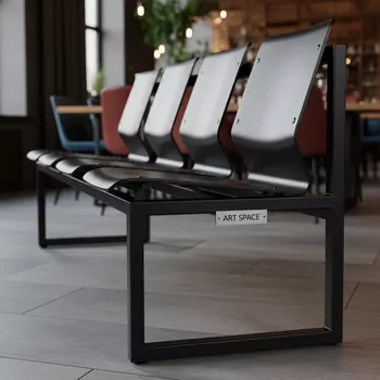 Аренда Система сидений с четырьмя сиденьями X Treme Bench в ресторане «Плакучая Ива» — ART SPACE