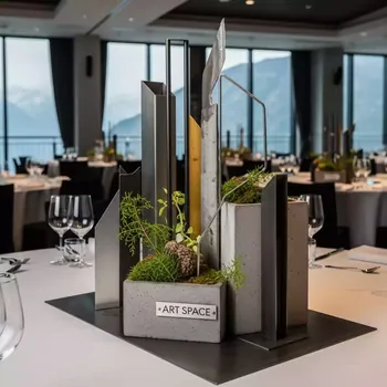 Аренда Композиции на столы гостей 1 в Golden Tulip Rosa Khutor — ART SPACE