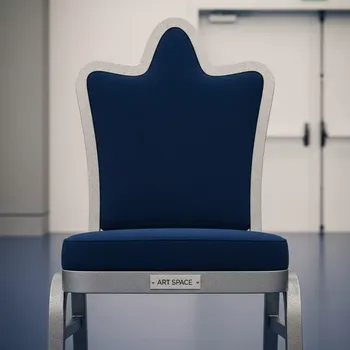 Аренда Стул Хит античное серебро Корона синяя в Radisson Blu Resort & Congress Centre — ART SPACE