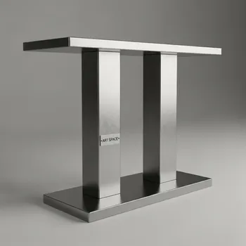 Аренда Подстолье двойное барное металлическое Tiffany в Gamma Sirius — ART SPACE