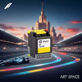Аренда Картридж для плоттеров HP Vivera 91 Yellow 775 мл в санатории «Октябрьский» — ART SPACE
