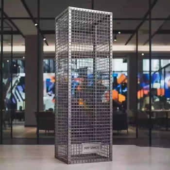 Аренда Колонна из стальной сетки Big высота 120 см в ресторане «La Terrazza» — ART SPACE
