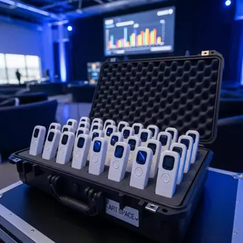 Аренда Комплект пультов Turning Technologies RCLT 50 50 пультов ресивер ПО кейс в ледовой арене «Шайба» — ART SPACE