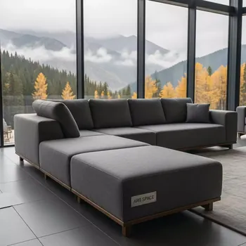 Аренда Диван П образный California Gray в Rixos Krasnaya Polyana — ART SPACE