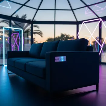 Аренда Диван Мелисса трехместный черный в Novotel Resort — ART SPACE