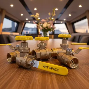 Аренда Краны шаровые латунные для газа VT.271 VT.272 VT.277 VT.278 на VIP теплоходе (Морпорт Сочи) — ART SPACE