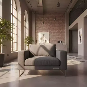 Аренда Кресло серое Амур в Boutique Hotel PORTUM 1905 — ART SPACE
