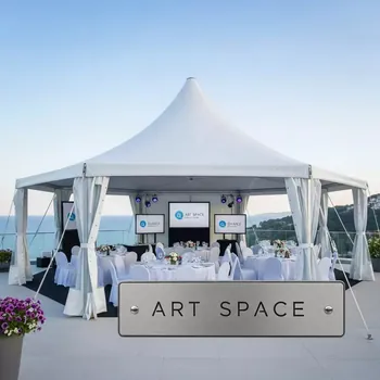 Аренда Шатер шестигранник свадебный 10х8 м в City Park Hotel Sochi — ART SPACE