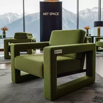 Аренда Кресло Opra зеленое рогожка в Rixos Krasnaya Polyana — ART SPACE
