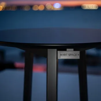 Аренда Стол Cafe table R4E 00043 диаметр 80 см на пляжных клубах Хосты — ART SPACE