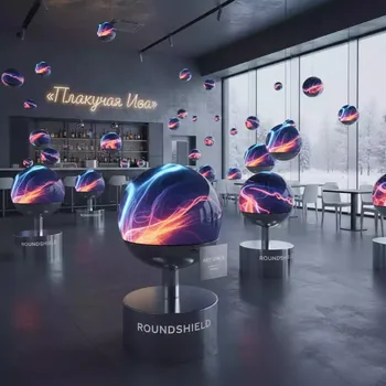 Аренда Экраны круглые Roundshield в ресторане «Плакучая Ива» — ART SPACE