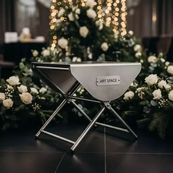 Аренда Столик кофейный складной металлический Small Table в санатории «Черноморье» — ART SPACE