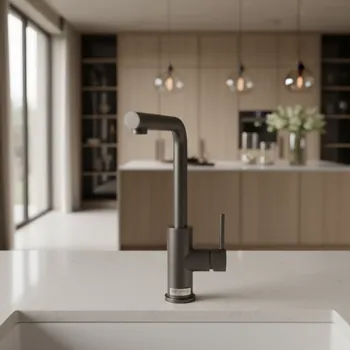 Аренда Смеситель для кухни FLUMEN DESIGN Rimini графит на вилле «Анна» — ART SPACE