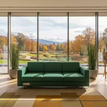 Аренда Диван трехместный klippan зеленый в Swissôtel Resort Sochi Kamelia — ART SPACE