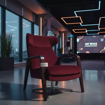 Аренда Кресло Friend бордовый велюр в Mercure Сочи Центр — ART SPACE
