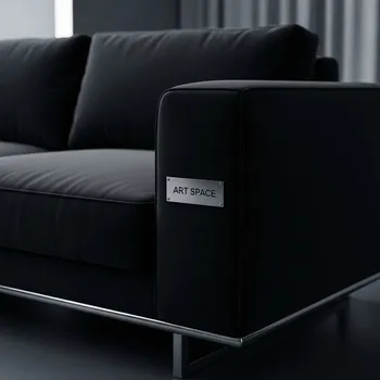 Аренда Диван graphite black Andrian в Grand Karat Sochi — ART SPACE