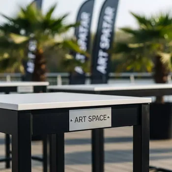 Аренда Столы для кейтеринга 120х60 см в санатории «Металлург» — ART SPACE