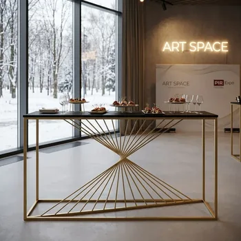 Аренда Фуршетный стол Gold & Black Сочи от ART SPACE