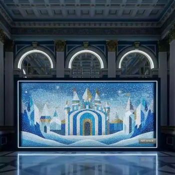 Аренда Фотозона фотомозаика в Ледовом дворце «Айсберг» — ART SPACE