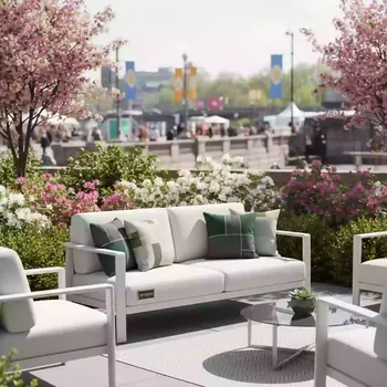 Аренда Диван двухместный Urban White в Bridge Resort — ART SPACE