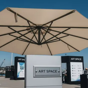 Аренда Зонт профессиональный Nata UX Nostalgic Plus Ø2,8 м на территории Морпорта Сочи — ART SPACE
