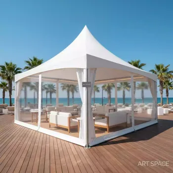 Аренда Шатер арочный High Peak 8х8 в пляжном комплексе VinoGrad — ART SPACE