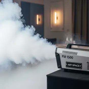 Аренда Дым машина генератор дыма FM 1500 в ресторане «Баран-Рапан» — ART SPACE