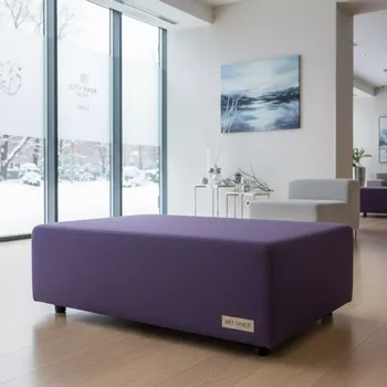 Аренда Пуфик прямоугольный фиолетовый Shape в City Park Hotel Sochi — ART SPACE