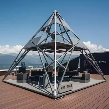 Аренда Зонт телескопический дизайнерский Pyramid 4,5х4,5 м в Radisson Hotel Rosa Khutor — ART SPACE