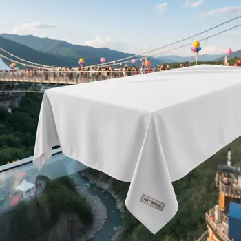 Аренда Скатерть прямоугольная 2400х1700 мм Журавинка в Skypark Sochi — ART SPACE