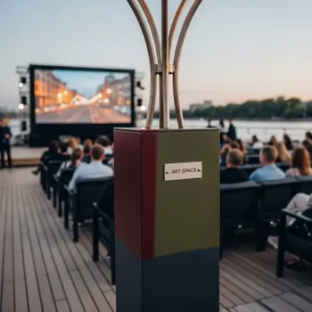 Аренда Подстолье металлическое 1009EM на VIP теплоходе (Морпорт Сочи) — ART SPACE