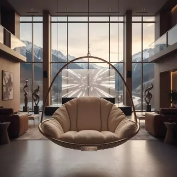 Аренда Кресло подвесное AFM 169A LB бежевое в Golden Tulip Rosa Khutor — ART SPACE