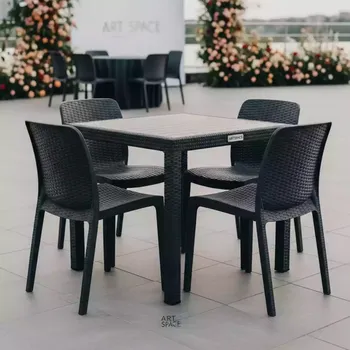 Аренда Комплект мебели пластиковой Orlando 80 Panama в Stella di Mosca — ART SPACE