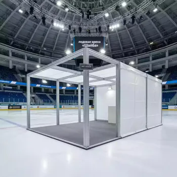 Аренда Шатер алюминиевый 3х6 м в ледовой арене «Шайба» — ART SPACE