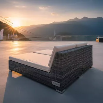 Аренда Лежак лаунж плетеный Modern в Skypark Sochi — ART SPACE
