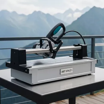 Аренда Плиткорез Elmos ETC 370 на площадке Rosa Peak (2320м) — ART SPACE