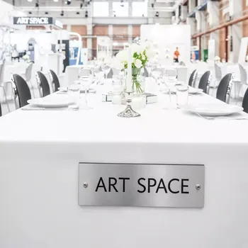 Аренда Фуршетный стол со скатертью белый на курорте «Газпром» (Альпика) — ART SPACE