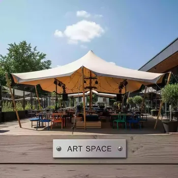 Аренда Шатер Пагода 5х5 м для Конференций в Ресторане «Voda» — ART SPACE