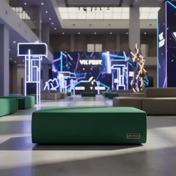 Аренда Пуф emerald rectangular Shape в отеле «Звездный» — ART SPACE