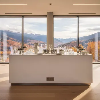 Аренда Фуршетный стол Buffet White в Golden Tulip Rosa Khutor — ART SPACE