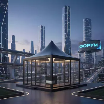Аренда Пагода черная остекленная 5х5 в Alpha Sirius — ART SPACE