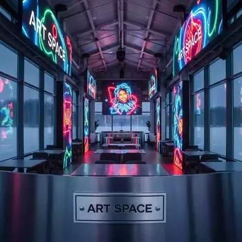 Аренда Экраны LED в ресторане «Плакучая Ива» — ART SPACE