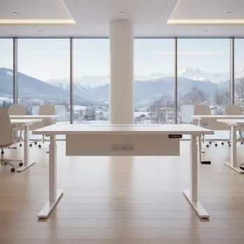 Аренда Стол механический LA M1 белый в Mercure Сочи Центр — ART SPACE