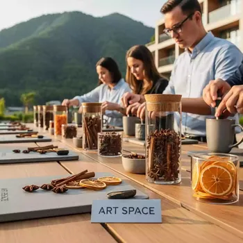 Аренда Мастер класс купаж глинтвейна с кружкой в Green Flow Hotel — ART SPACE