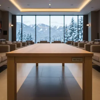 Аренда Стол деревянный стандартный в Golden Tulip Rosa Khutor — ART SPACE
