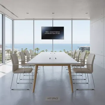 Аренда Стол Лидер 1 бук белый 900х600 в комплексе Sea Galaxy — ART SPACE