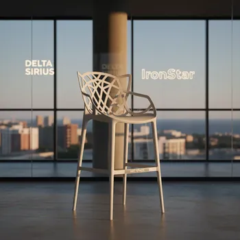 Аренда Стул барный белый masters в Delta Sirius — ART SPACE