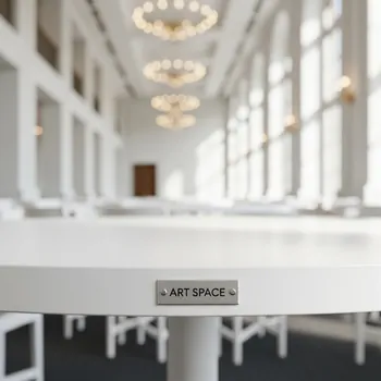 Аренда Столешница круглая Werzalit D700 мм белая в Radisson Blu Resort & Congress Centre — ART SPACE